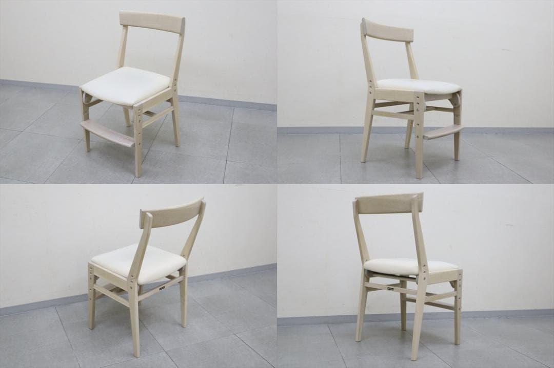 A カリモク家具 学習椅子 デスクチェア XT0611 ピュアアイボリー オーク