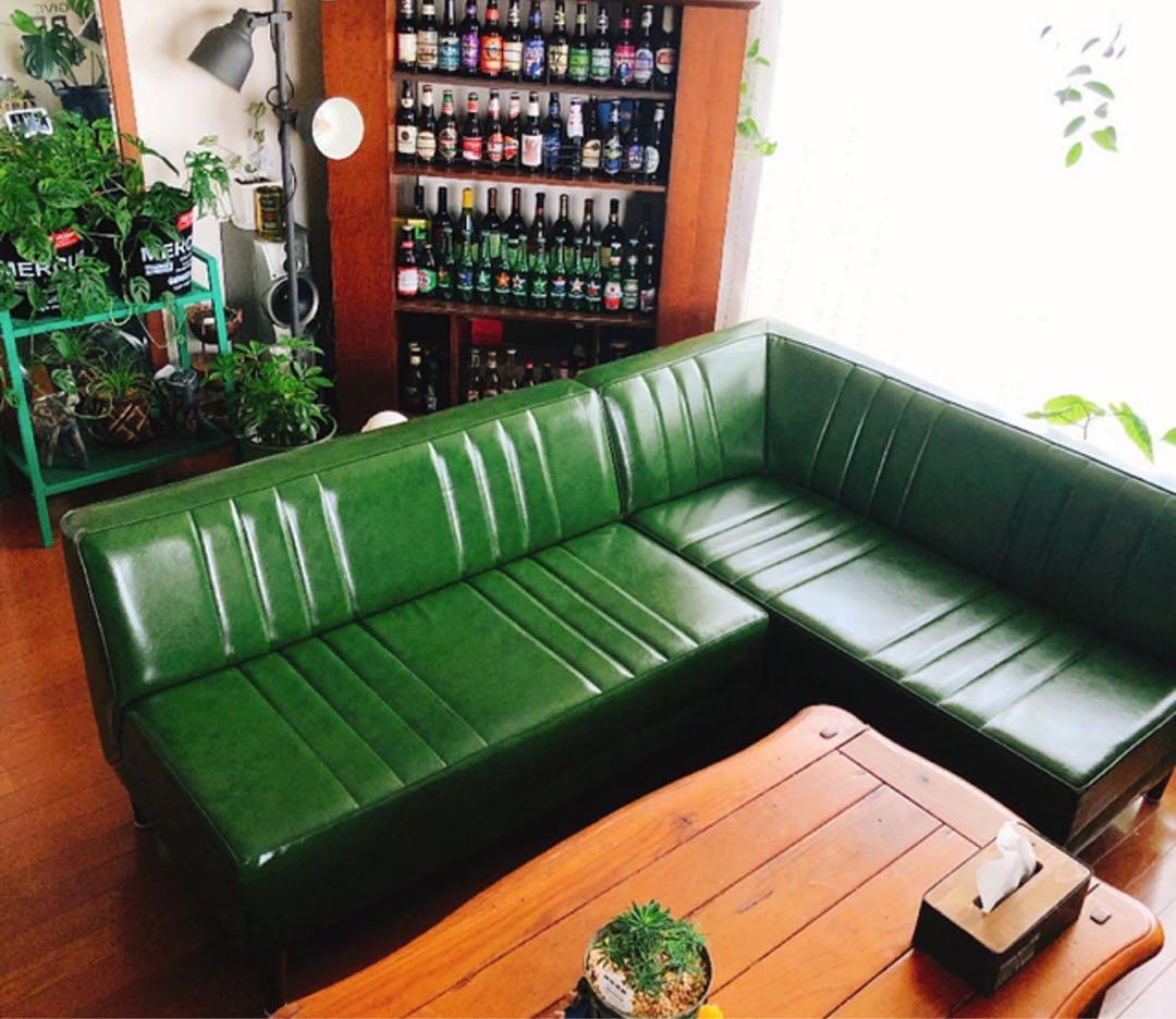 ニコアンド　クラシックダイナー　カウチソファーL