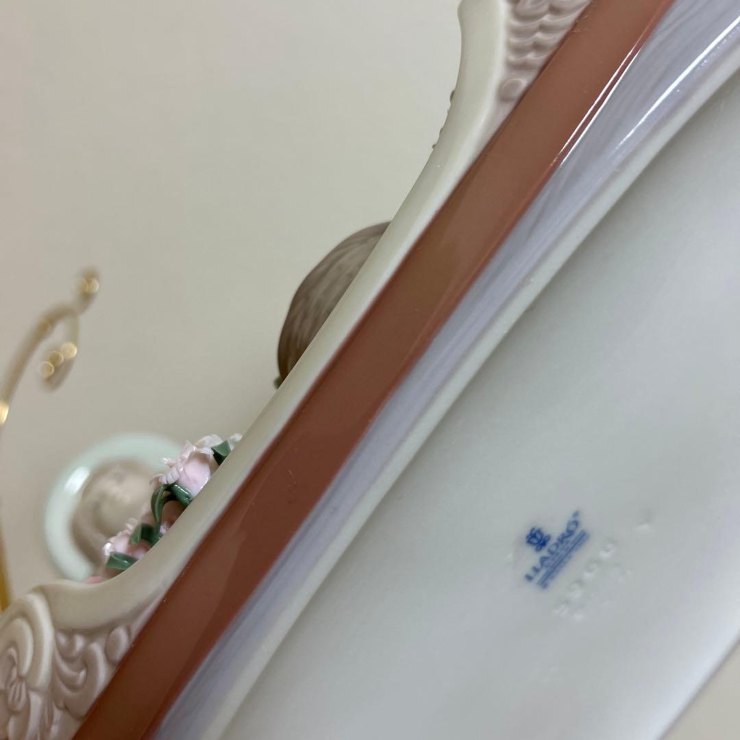 リヤドロLLADRO「バルコ・デ・フローレス」新品！台座付き！