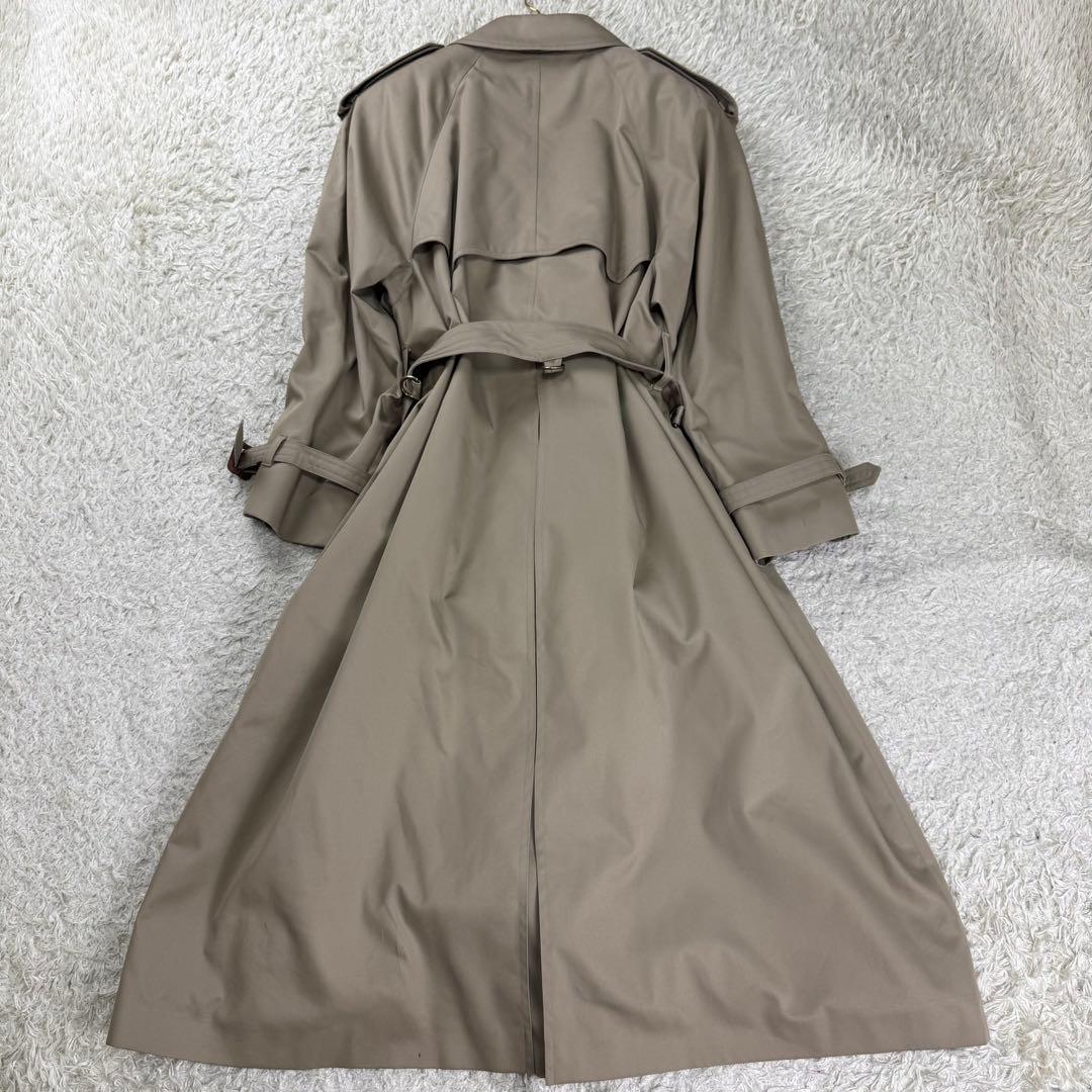 極美品★アクアスキュータム トレンチコート 英国製 大きいサイズ 3XL相当