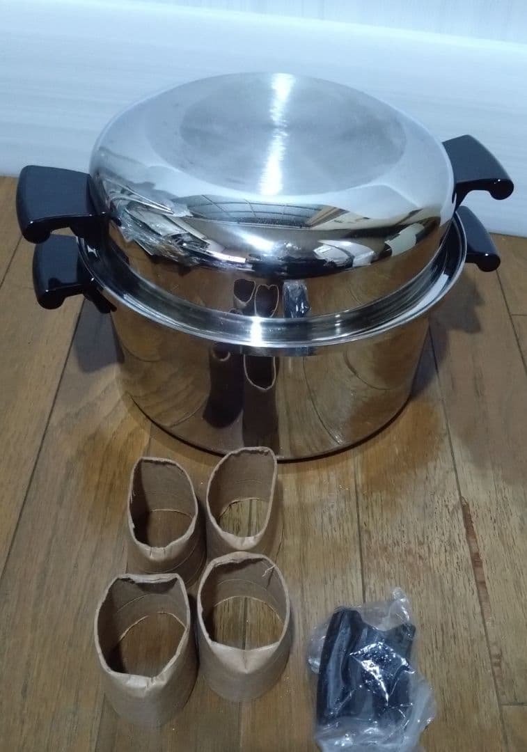 【ほぼ新品】アムウェイ ステンレス製多層蒸し器セット【美品】