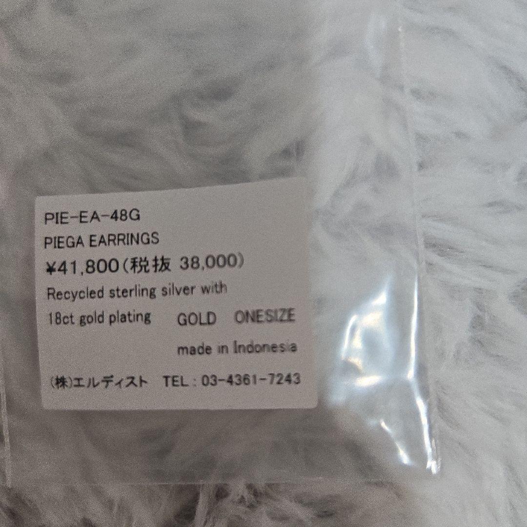 しょうこ　BARJEWELLERY ゴールドカーブピアス今期　41800円