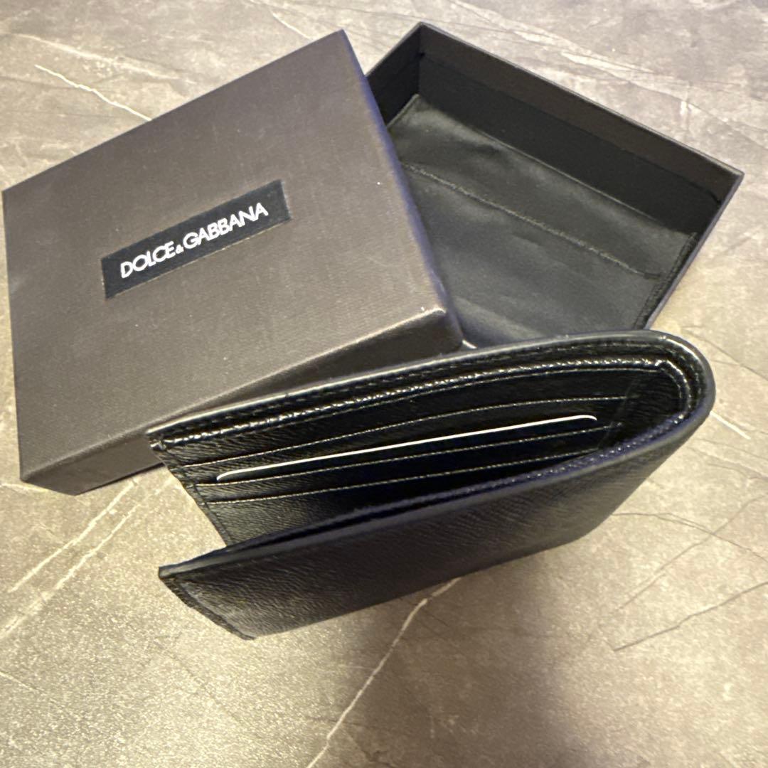 DOLCE&GABBANA ブラック 二つ折り財布