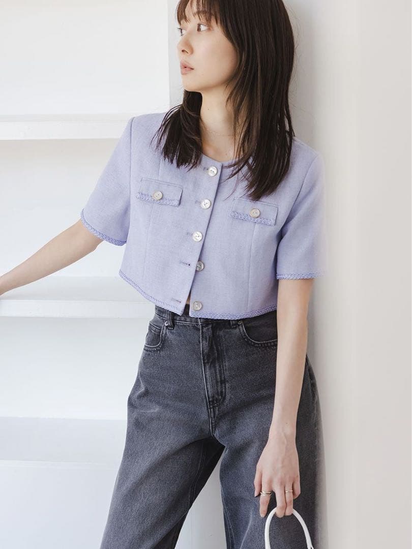 SNIDEL サマーツイードジャケット