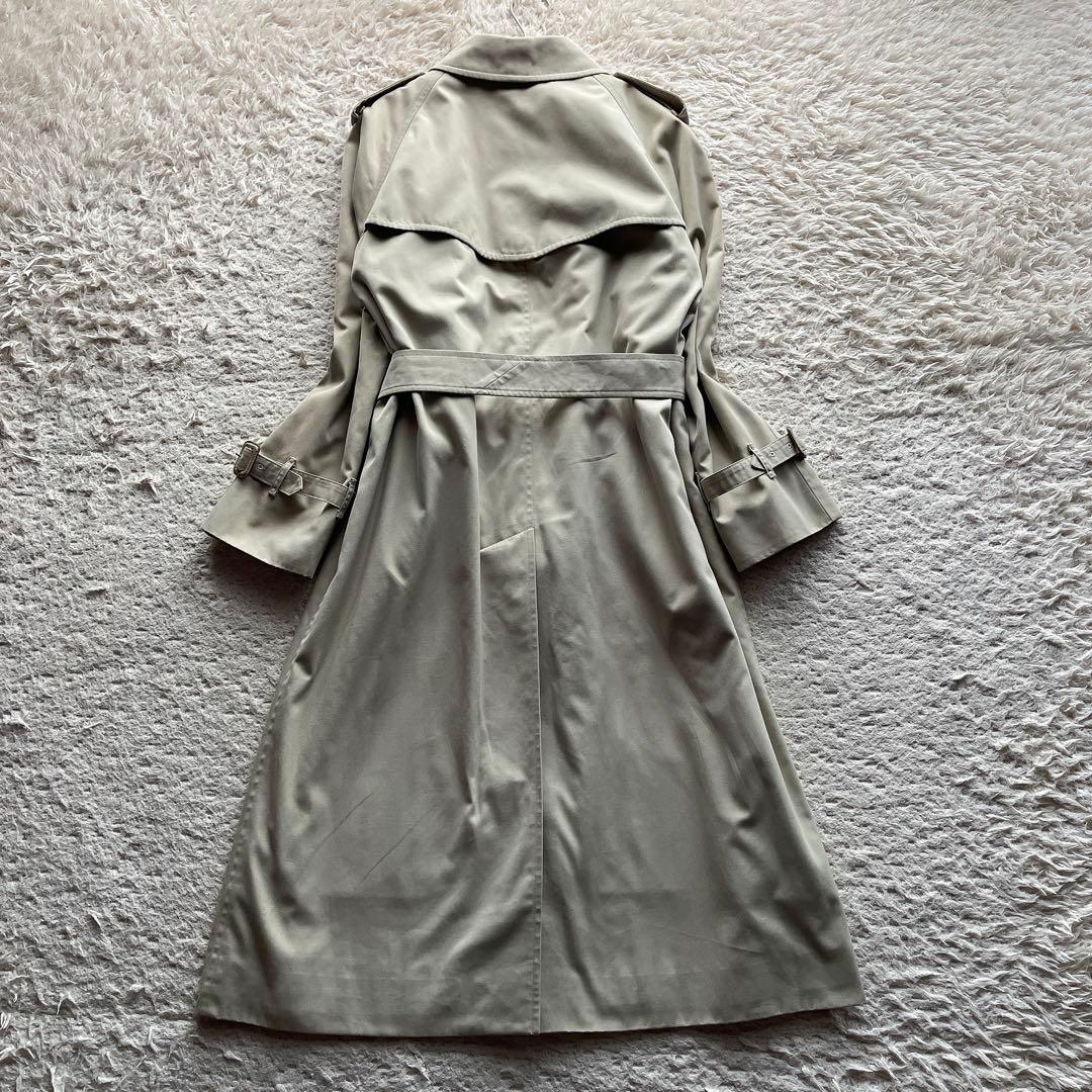 バーバリー トレンチコート ライナー ノバチェック ベルト ロング丈 S相当