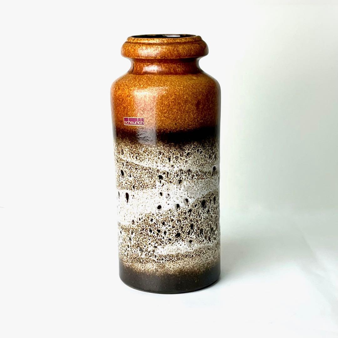 Fat Lava ファットラヴァ 大 Scheurich西ドイツ 花瓶