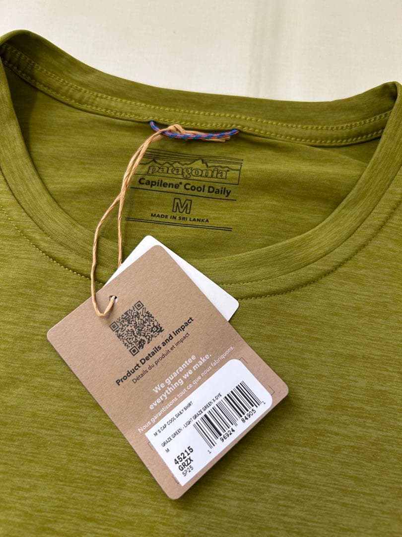 サイズM パタゴニア 信越五岳 Tシャツ 2025 キャプリーン メンズ