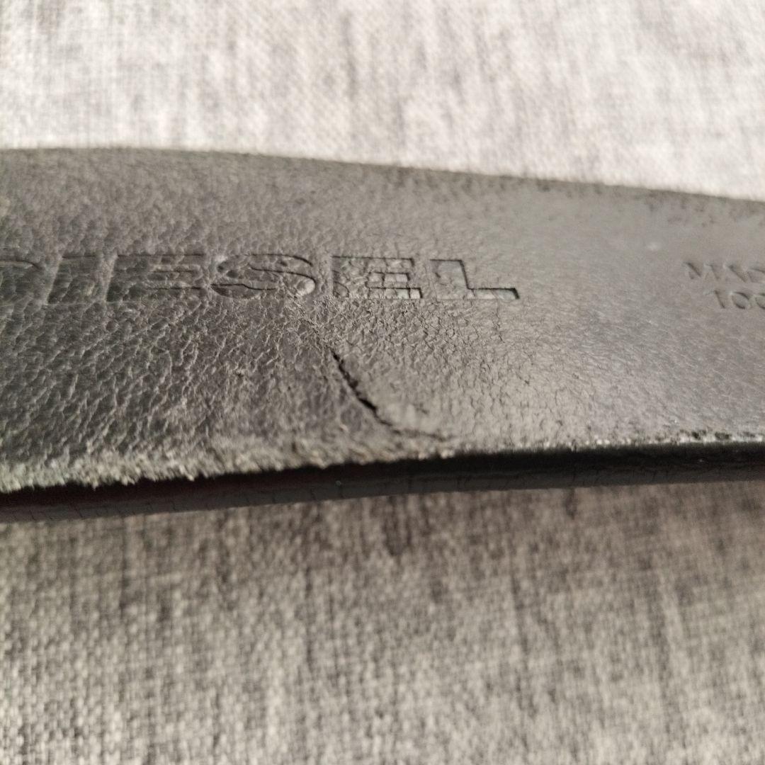DIESEL◉レザーベルト　バックル　メンズ