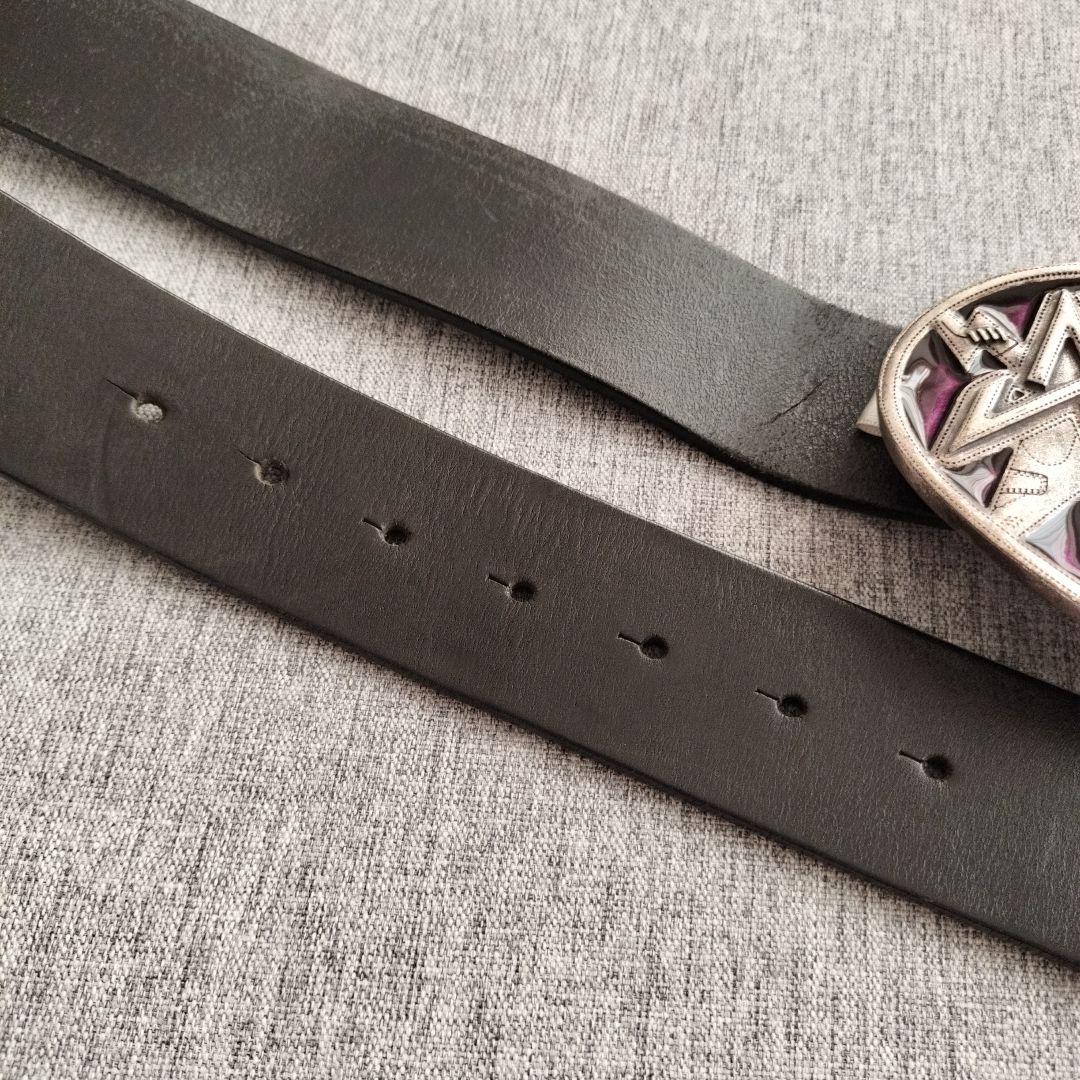 DIESEL◉レザーベルト　バックル　メンズ