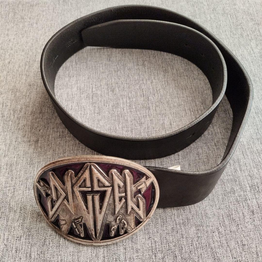 DIESEL◉レザーベルト　バックル　メンズ