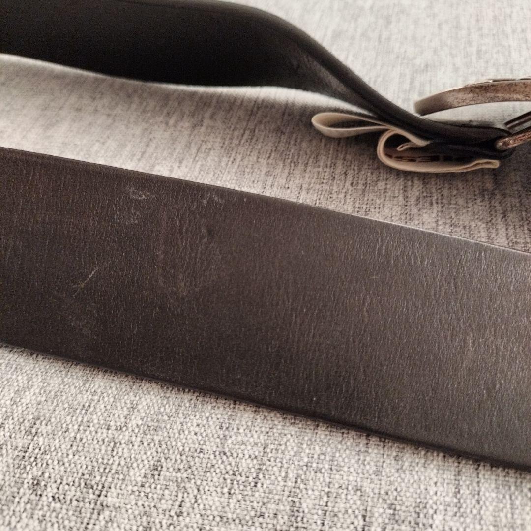 DIESEL◉レザーベルト　バックル　メンズ