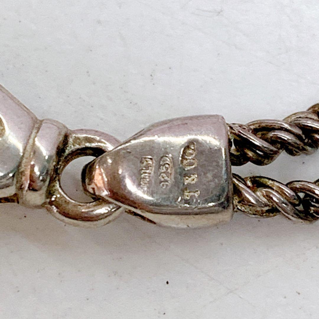 12A13 ティファニー TIFFANY ダブルロープ センターノットネックレス