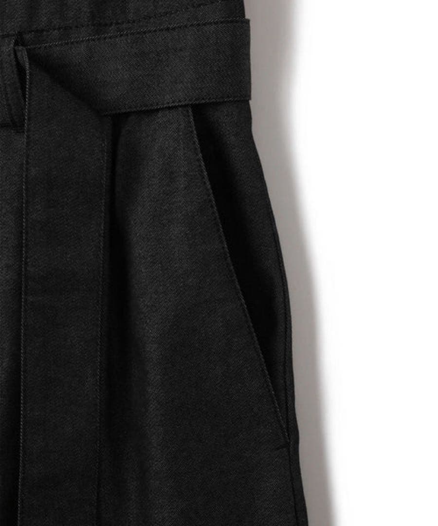 ADAM ET ROPE ノーカラースリーブオールインワン