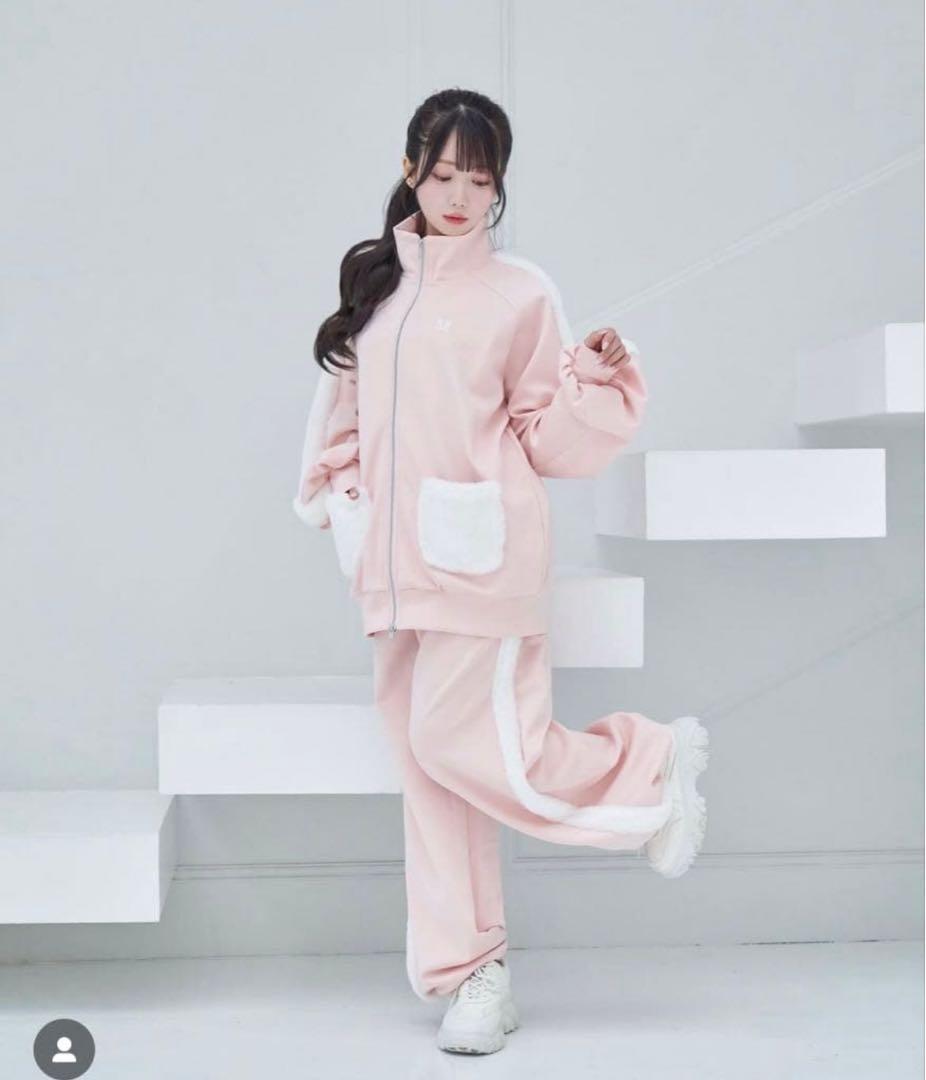 rosemuse ジャージ　セットアップ　ピンク