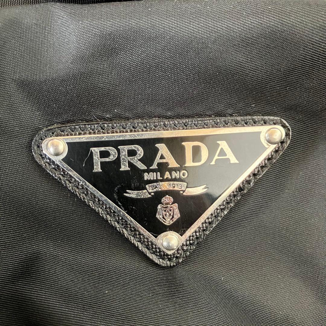 PRADA ボストンバッグ ナイロン 三角ロゴ