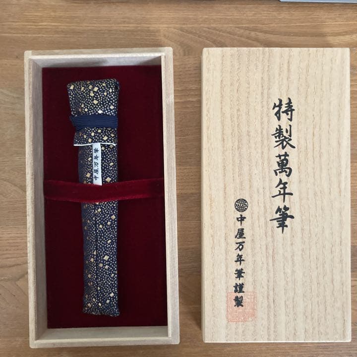 【極希少】中屋万年筆 ライター 碧溜 ロング 14K エボナイト