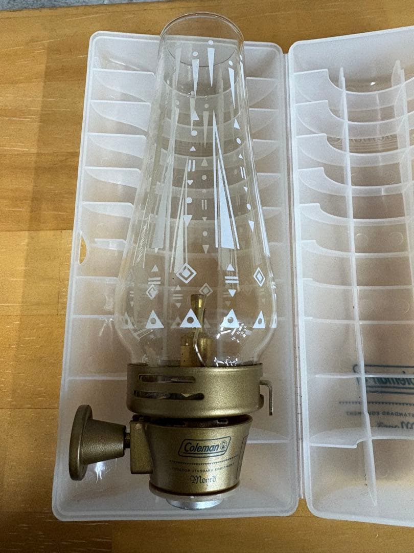 コールマン ルミエールランタン インディゴ 収納ケース付き 中古