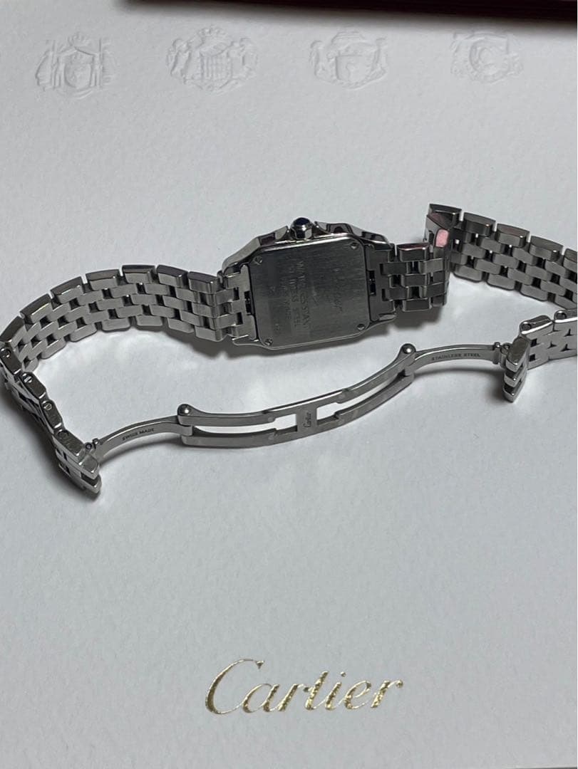 カルティエ 時計 レディース サントスドゥモワゼル SM QZ ステンレス