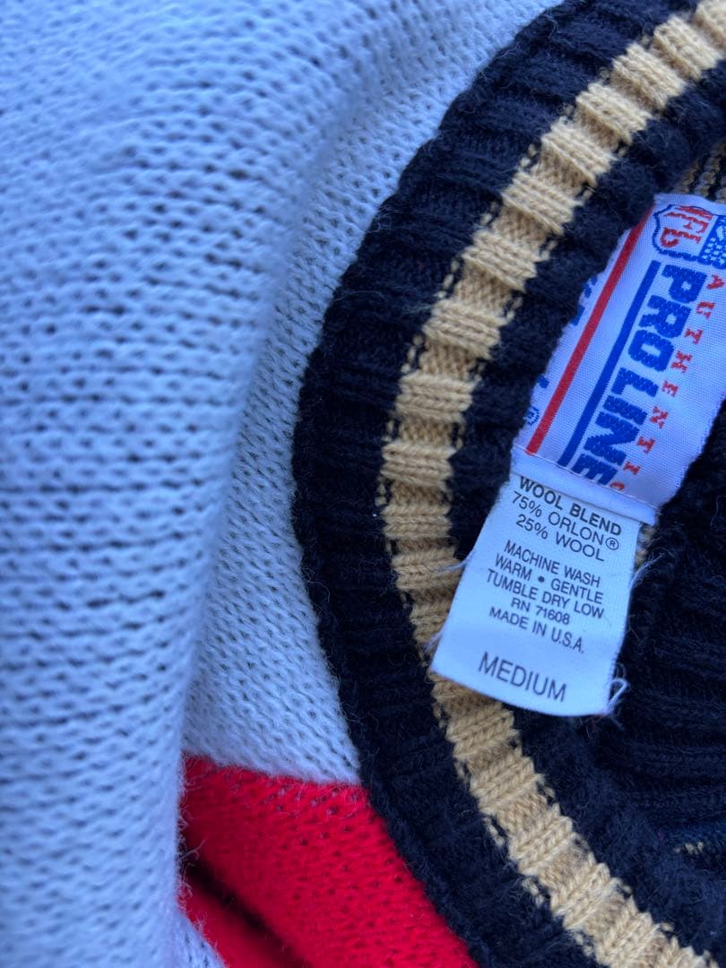 値下げ 49ERS knit sweater USA製 Mens M