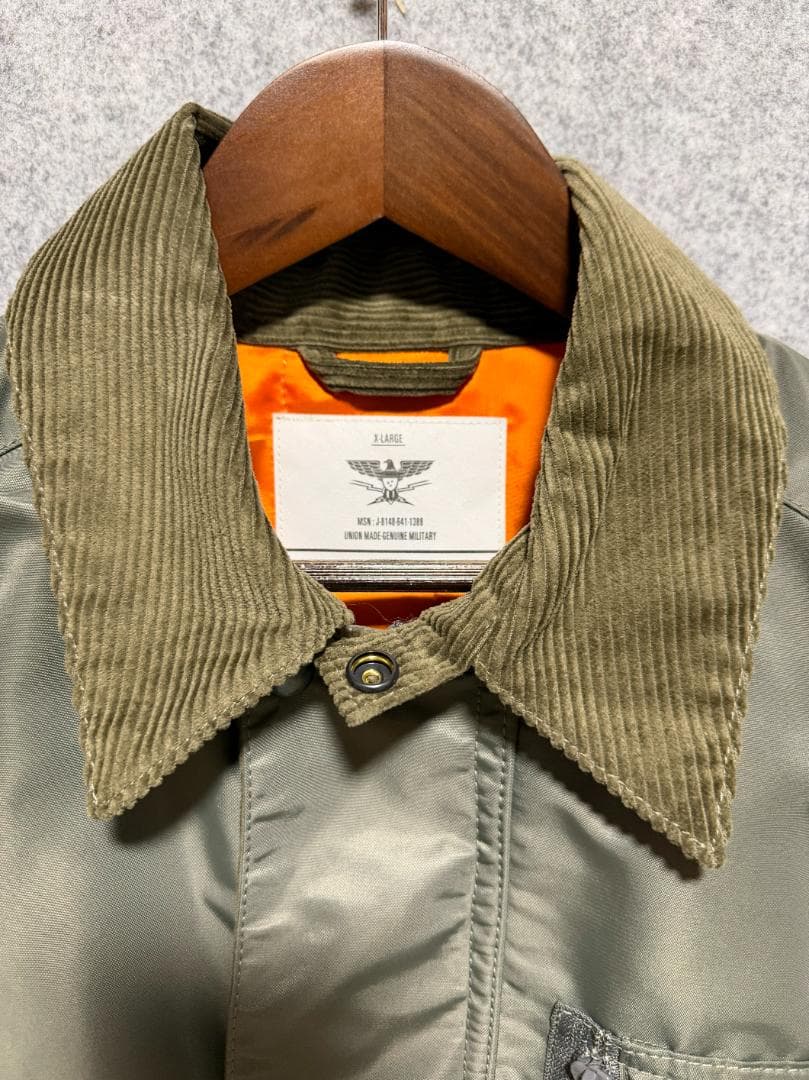 Houston ★ ナイロンハンティングジャケット 美品 XL