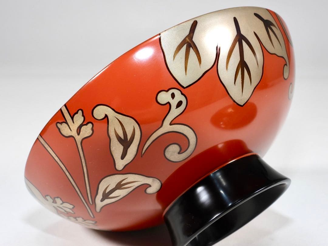 輪島塗 木製漆器 沈金 蓋椀 大吸物椀 汁椀 10客　直径17cm