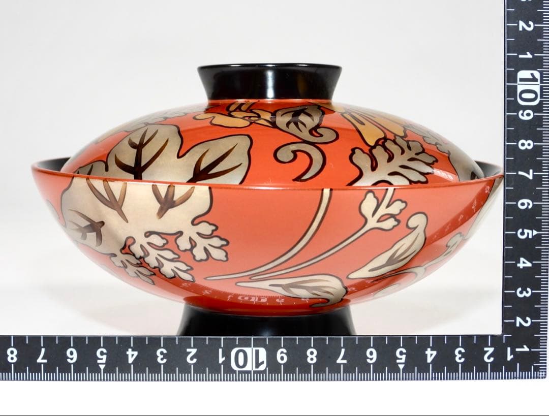 輪島塗 木製漆器 沈金 蓋椀 大吸物椀 汁椀 10客　直径17cm