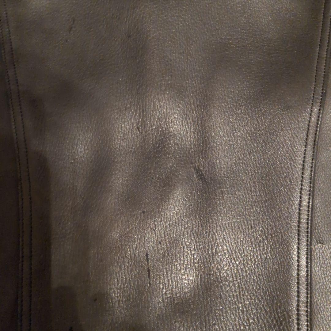 レッドムーンNumber One Leathers 鹿革ジャケット 38