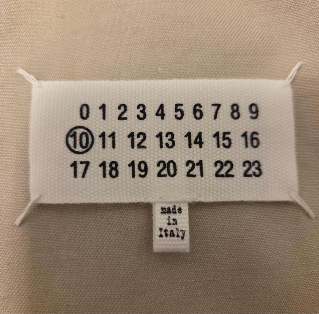 Maison Margiela 10⑩ コットンリネン ブルゾン 44 ベージュ