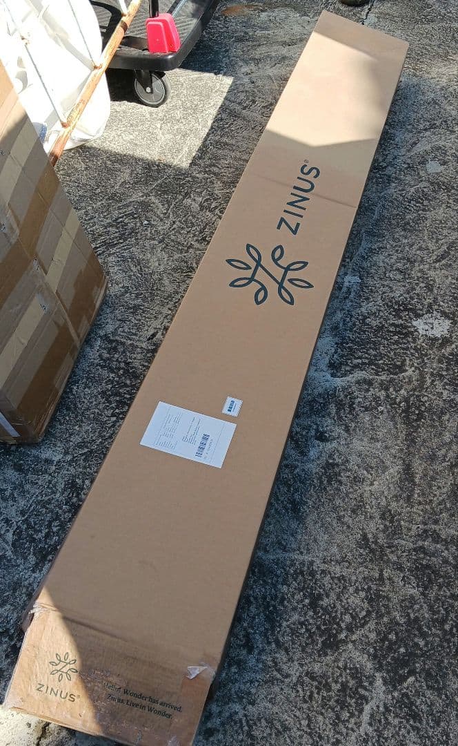 ZINUS メタル ベッドフレーム シングル すのこ 静音 ベッド下収納