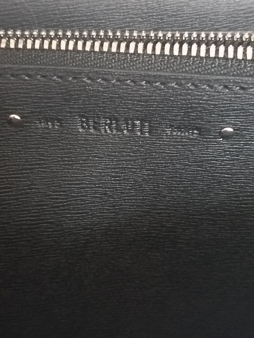 Berluti ベルルッティ 長財布 ファスナー レザー ブラック