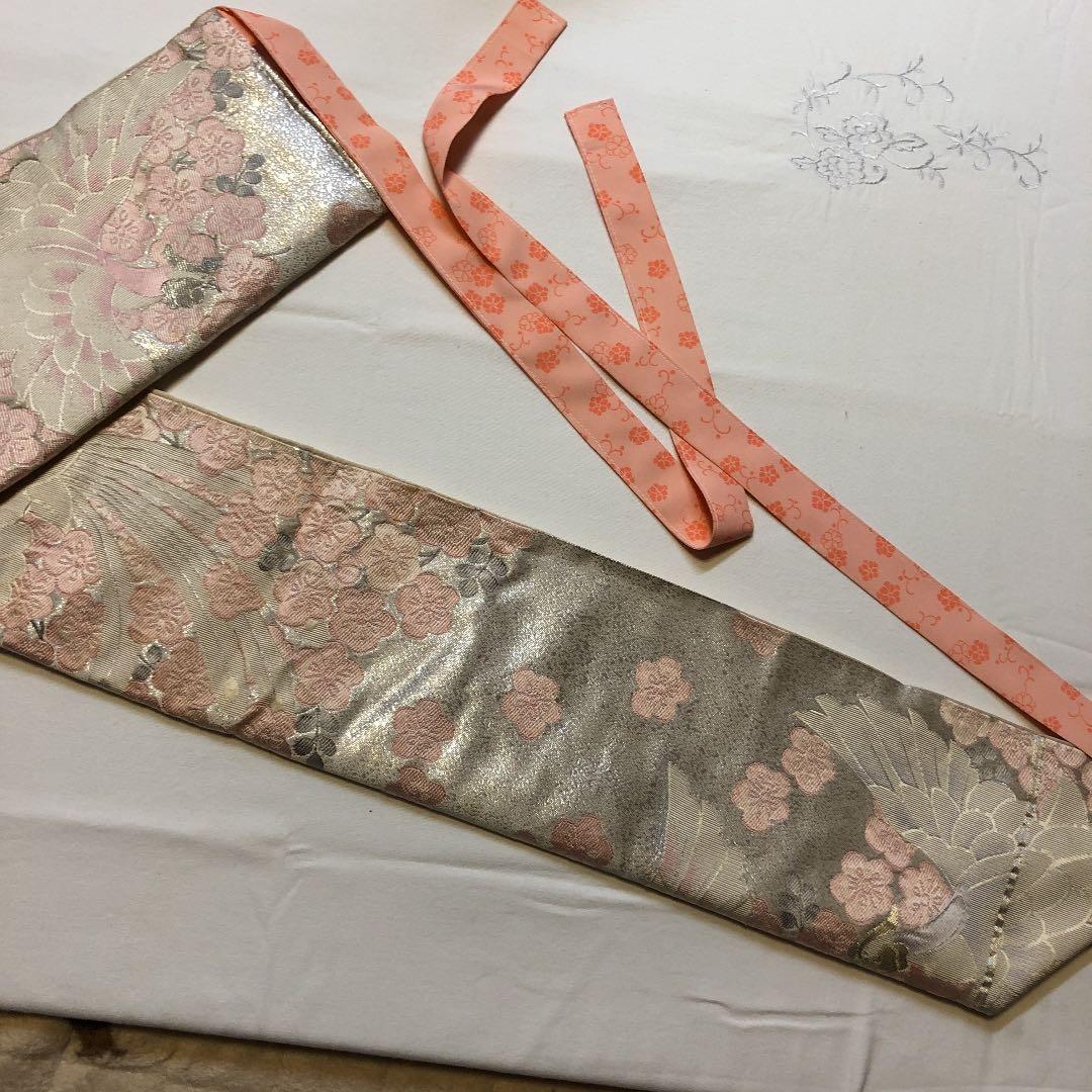 正絹袋帯からの七五三簡単付け帯です。専用になりました❣️