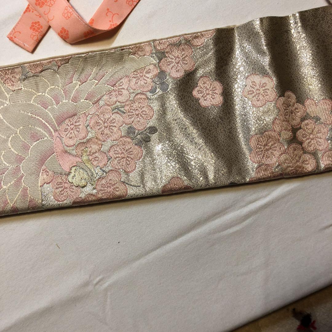 正絹袋帯からの七五三簡単付け帯です。専用になりました❣️