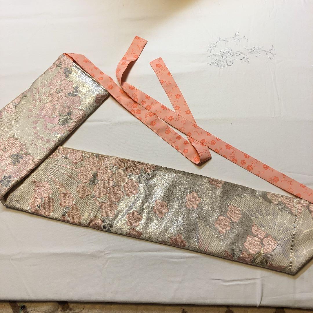 正絹袋帯からの七五三簡単付け帯です。専用になりました❣️