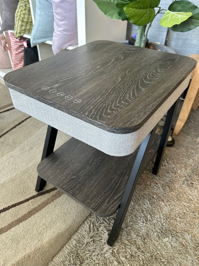 スピーカー付きサイドテーブル　ヤマゼン