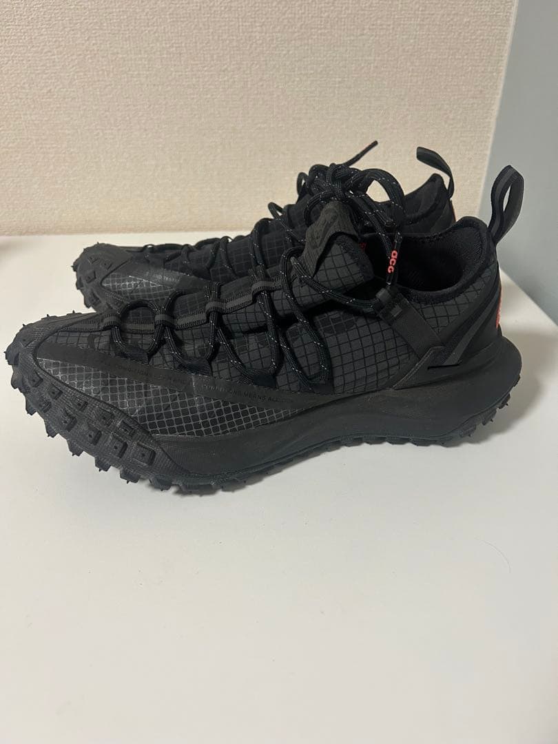 【極美品】ナイキ ACG マウンテン フライ LOW スニーカー ブラック