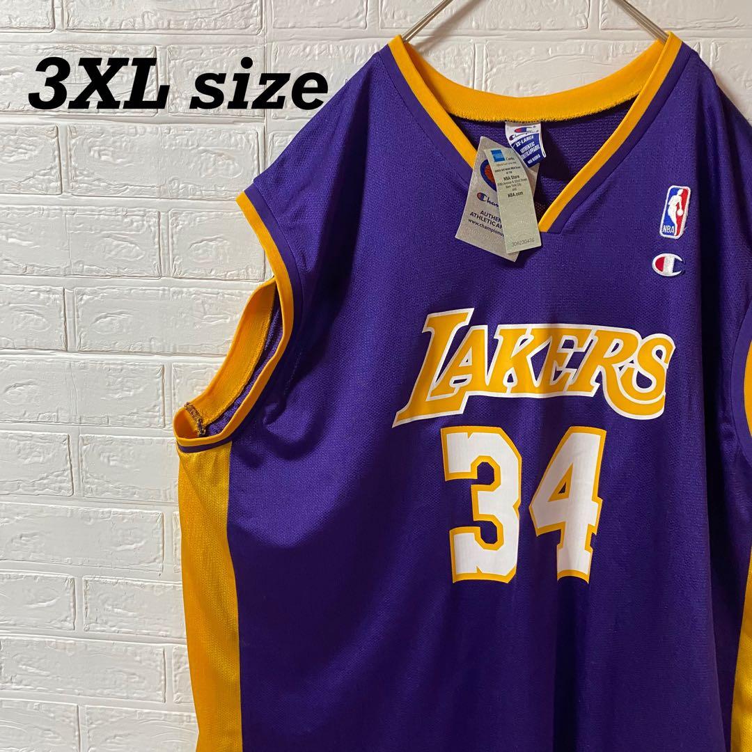【デッドストック品】NBA レイカーズ　シャキールオニール　レプリカユニフォーム
