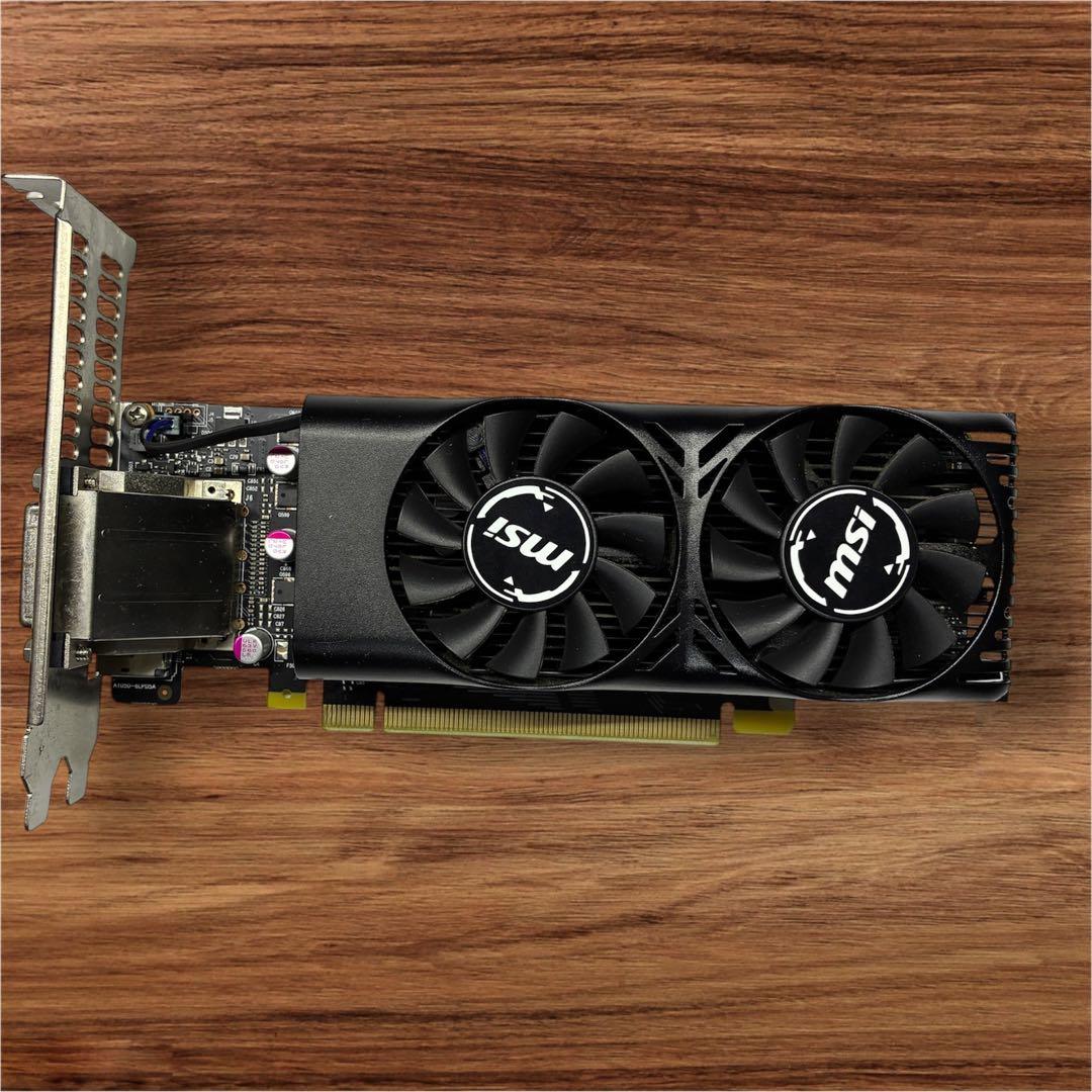 【少し訳あり・動作確認済み】msi GTX1050ti LP 4GB