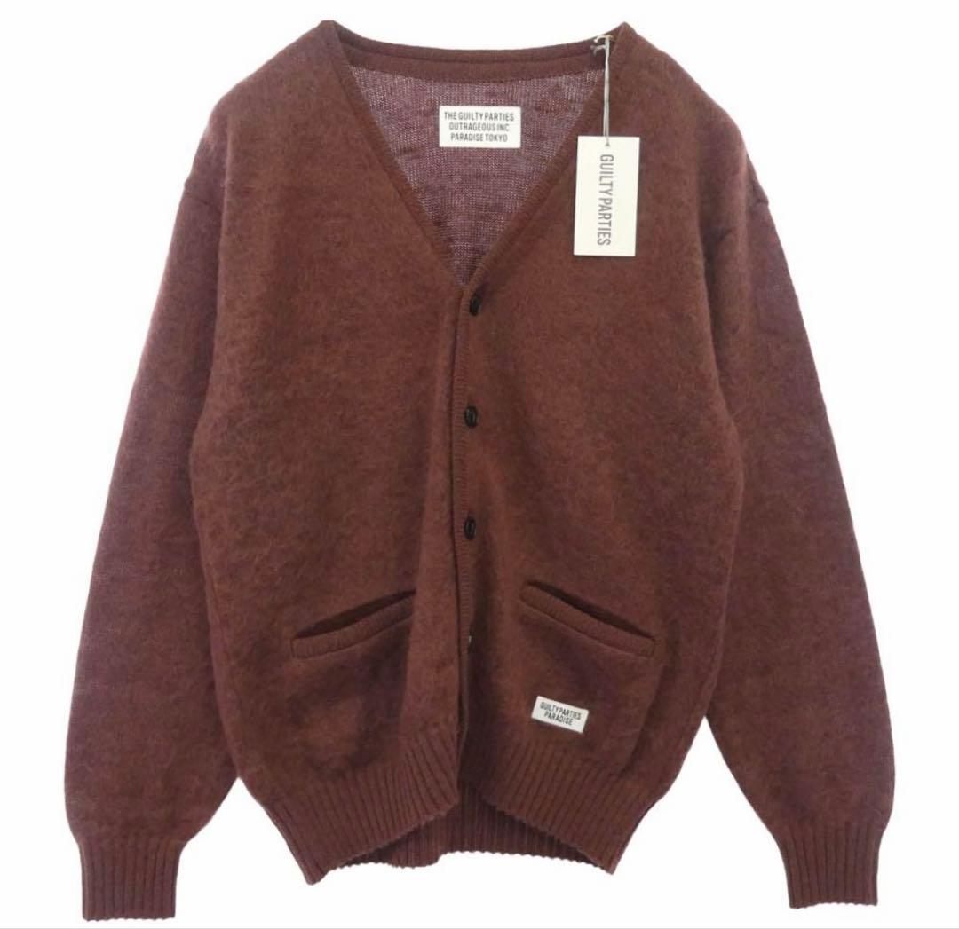 トップス WACKO MARIA MOHAIR KNIT CARDIGAN