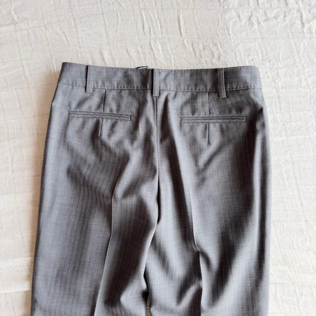 【新品未使用タグ付】 クミキョク パンツスーツ シングルジャケット ストライプ