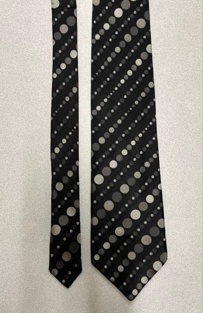美品　ZILLI ネクタイ　6-07 ドット　水玉　レジメンタル
