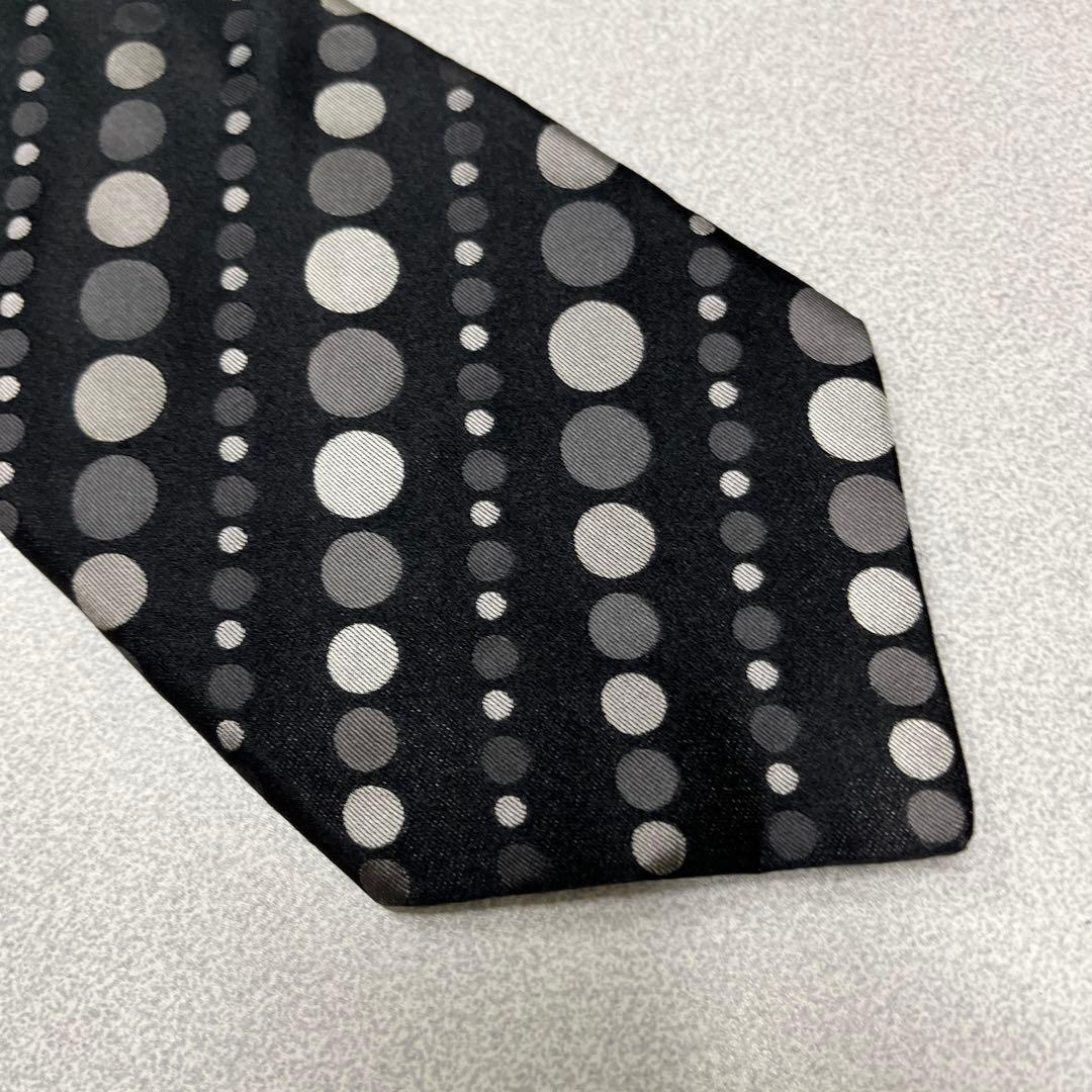 美品　ZILLI ネクタイ　6-07 ドット　水玉　レジメンタル