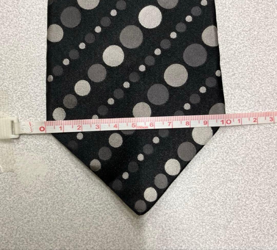 美品　ZILLI ネクタイ　6-07 ドット　水玉　レジメンタル