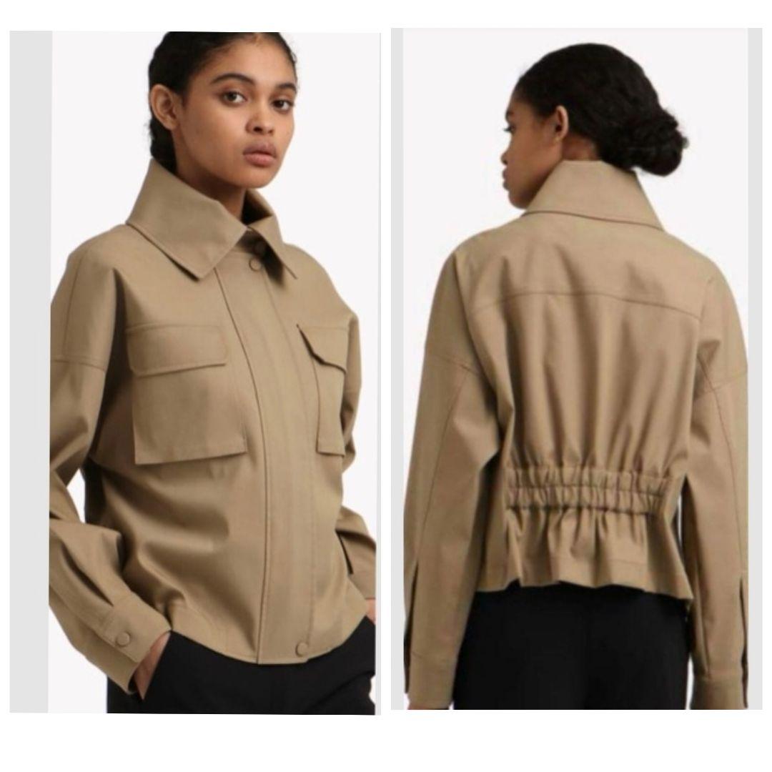 極美品 セオリー Essential Twill Belt Cargoジャケット