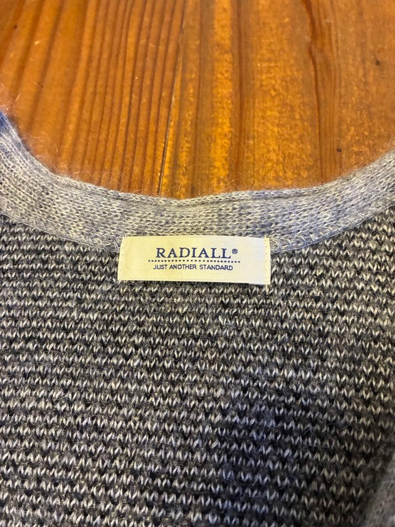 【美品】RADIALL 雷模様 カーディガン ニット