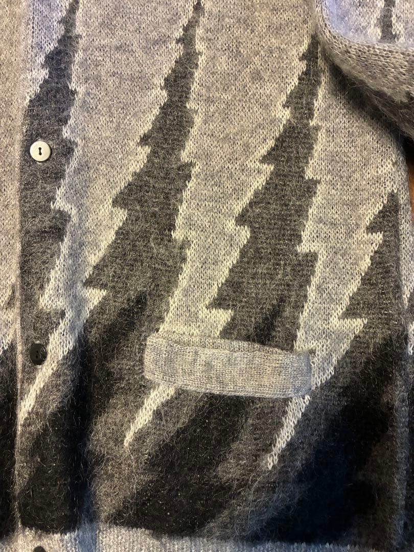 【美品】RADIALL 雷模様 カーディガン ニット