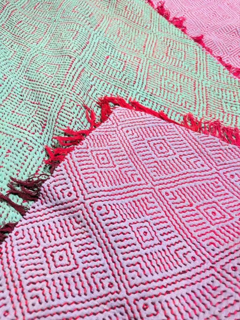 #189 ヴィンテージ ラリーキルト / カンタキルト カバー 厚手 希少 紫