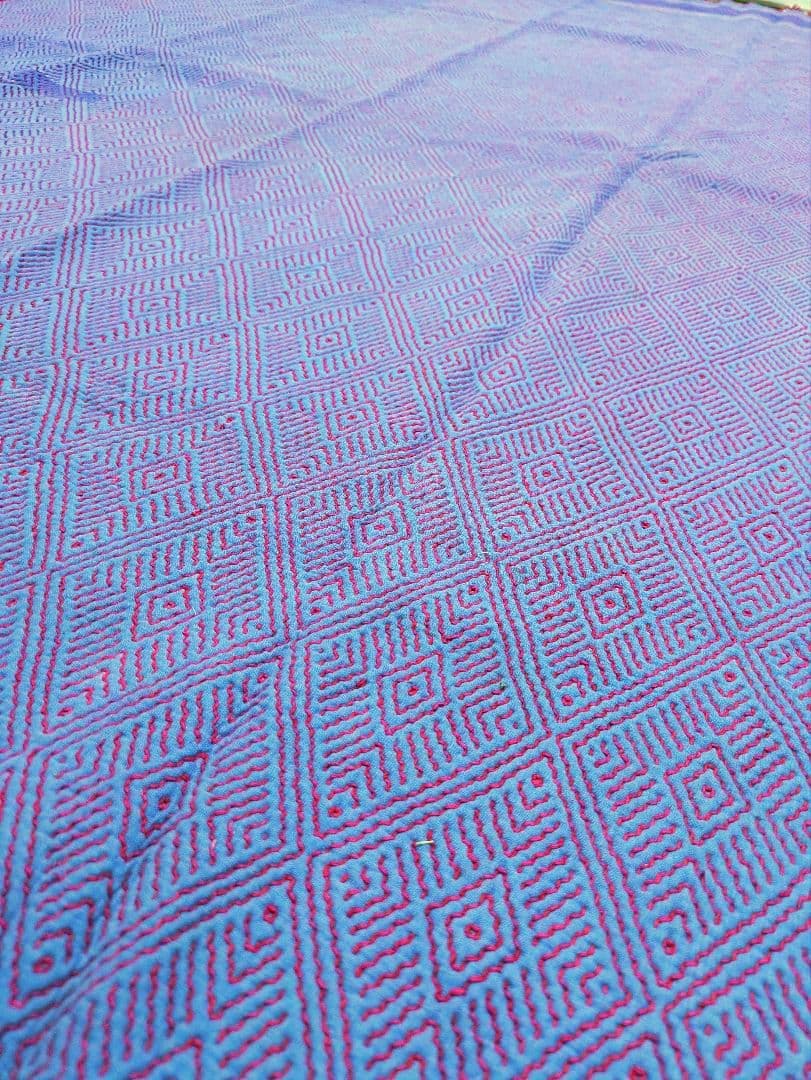 #189 ヴィンテージ ラリーキルト / カンタキルト カバー 厚手 希少 紫