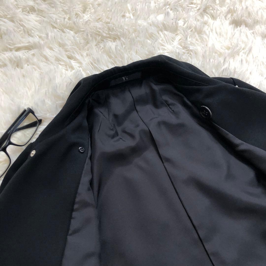 希少！⭐️ヨウジヤマモトY's ピーコートジャケット　ウール　ショートトレンチ