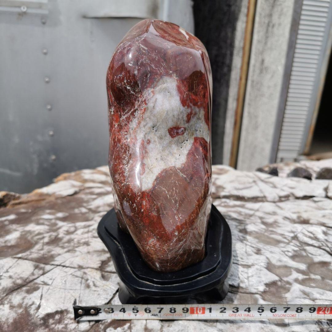 紅加茂石　2 　鑑賞石　石　置物　オブジェ　インテリア　パワーストーン