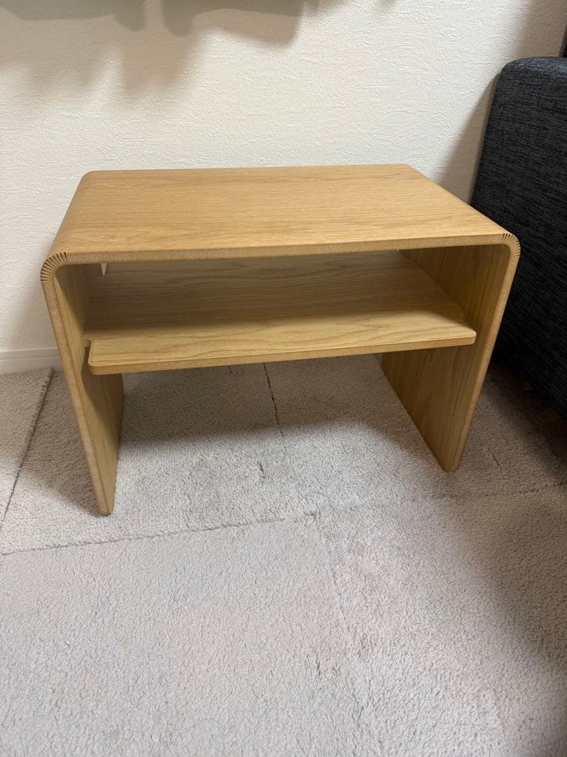 KEYUCAクワミサイドテーブル コの字型サイドテーブル